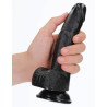 Real Rock Ultra Skin Gode Curved Kurt 15 x 3.7cm Noir